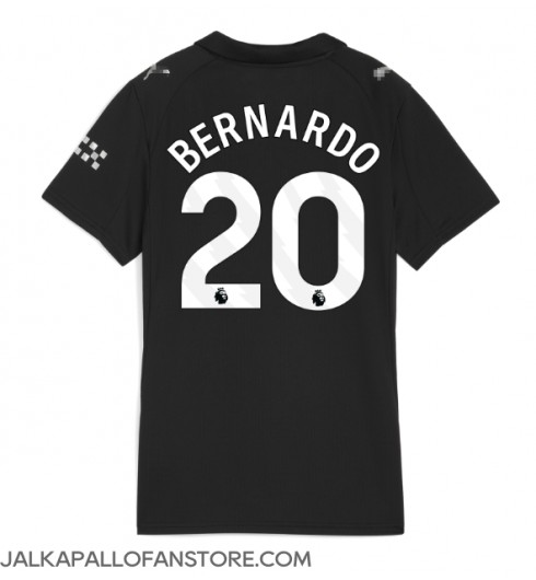 Manchester City Bernardo Silva #20 Vieraspaita Naisten 2025-26 Lyhythihainen Manchester City Bernardo Silva #20 Vieraspaita Naisten 2025-26 Lyhythihainen